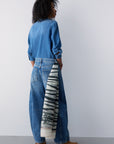 LIU JO STOLA ZEBRA 70X180 NATURALE
