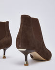 LIU JO MY DEVA 04 - ANKLE BOOT KID SUEDE EBANO