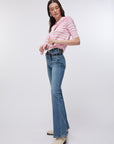 LIU JO PANTS MAGIC BOOT CUT H W DENIM BLUE OCEAN WASH