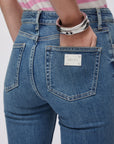 LIU JO PANTS MAGIC BOOT CUT H W DENIM BLUE OCEAN WASH