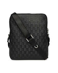 GUESS TORINO CROSSBODY DOUBLE ZIP BLACK