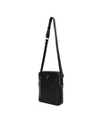 GUESS TORINO CROSSBODY DOUBLE ZIP BLACK