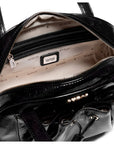 GUESS THEODORA SHOULDER SATCHEL BLACK