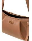 GUESS AMORETTE SHOULDER SATCHEL BEIGE