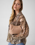 GUESS AMORETTE SHOULDER BAG BEIGE