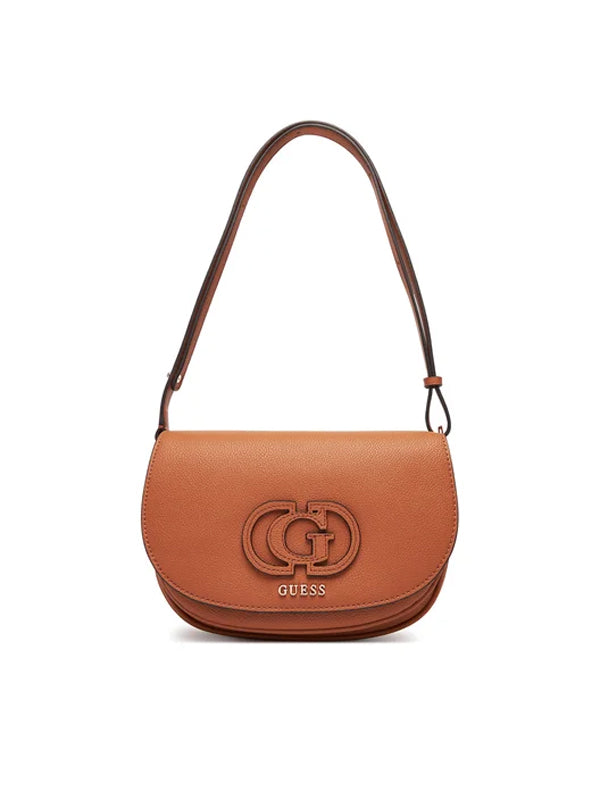 GUESS CALEBRA CONVERTIBLE XBODY FLAP COGNAC