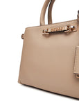 GUESS SIT N LEFIA LUXURY SATCHEL SIMPLY TAUPE