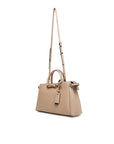GUESS SIT N LEFIA LUXURY SATCHEL SIMPLY TAUPE