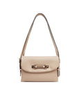 GUESS LEFIA FLAP SHOULDER BAG SIMPLY TAUPE