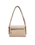 GUESS LEFIA FLAP SHOULDER BAG SIMPLY TAUPE