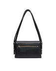 GUESS LEFIA FLAP SHOULDER BAG BLACK