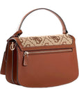 GUESS AUDREY LOGO CNVRTBL XBDY FLAP LATTE LOGO