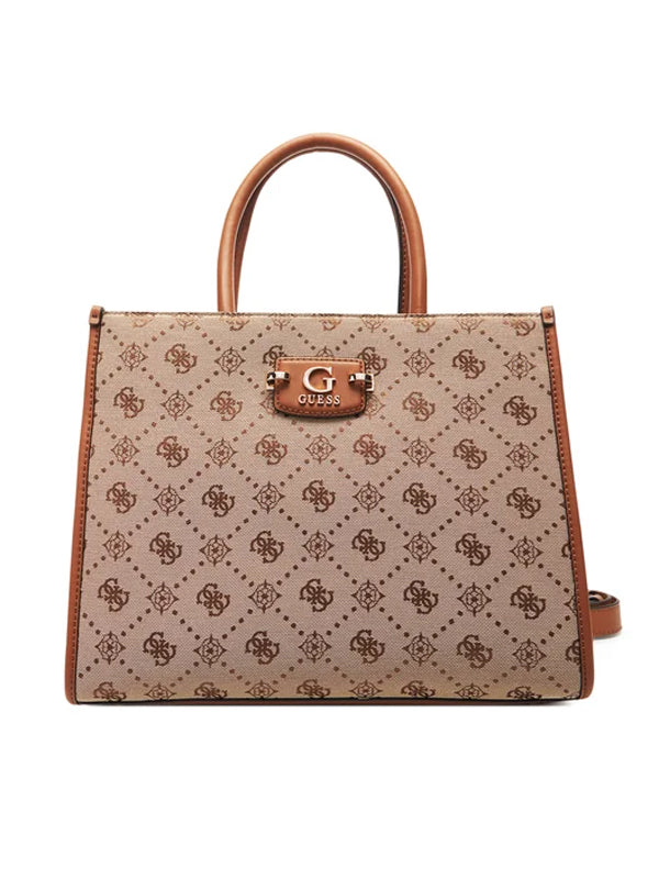 GUESS NEDA 2 COMP TOTE LATTE LOGO