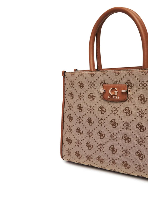 GUESS NEDA 2 COMP TOTE LATTE LOGO