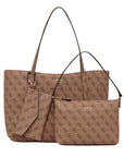 GUESS BRENTON TOP ZIP TOTE LATE LOGO