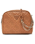 GUESS ADELASIA CAMERA CROSSBODY CARAMEL HWQL9658140C