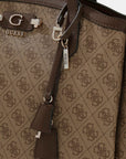 GUESS LINDSEY TOTE LATTE LOGO