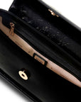 GUESS XENA FLAP SHOULDER BAG BLACK