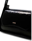 GUESS XENA FLAP SHOULDER BAG BLACK