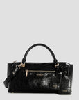 GUESS ANTONIA SMALL SATCHEL BLACK