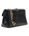 GUESS ANTONIA CNVRTBL XBODY FLAP BLACK