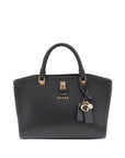 GUESS QUEENSLAND LUXURY SATCHEL BLACK