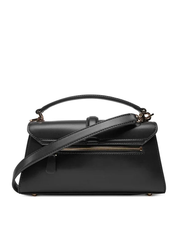GUESS QUEENSLAND TOP HANDLE FLAP BLACK