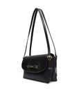 GUESS QUEENSLAND TOP HANDLE FLAP BLACK