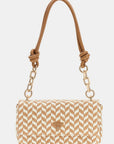 GUESS CAMDEN SHOULDER BAG COGNAC MULTI
