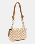 GUESS CAMDEN SHOULDER BAG COGNAC MULTI