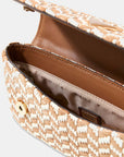 GUESS CAMDEN SHOULDER BAG COGNAC MULTI