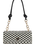 GUESS CAMDEN SHOULDER BAG BLACK MULTI