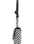GUESS CAMDEN SHOULDER BAG BLACK MULTI