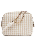GUESS MIREMA CAMERA CROSSBODY WHITE MULTI