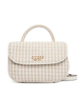 GUESS MIREMA TOP HANDLE FLAP WHITE MULTI
