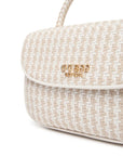 GUESS MIREMA TOP HANDLE FLAP WHITE MULTI
