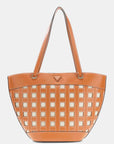 GUESS FRANKIE GIRLFRIEND TOTE CARAMEL