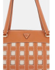 GUESS FRANKIE GIRLFRIEND TOTE CARAMEL