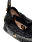 GUESS CAMDEN MINI SHOULDER BAG BLACK