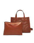 GUESS BRIGITTA 2 IN 1 TOTE COGNAC