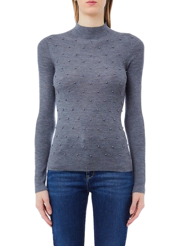 LIU JO MAGLIA CHIUSA GRIGIO