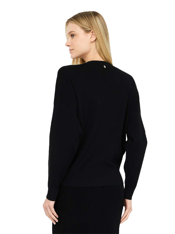 LIU JO ECS MAGLIA CHIUSA M/L NERO