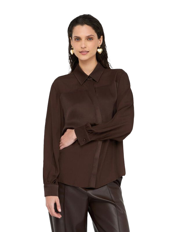 LIU JO BLUSE CIOCCOLATO