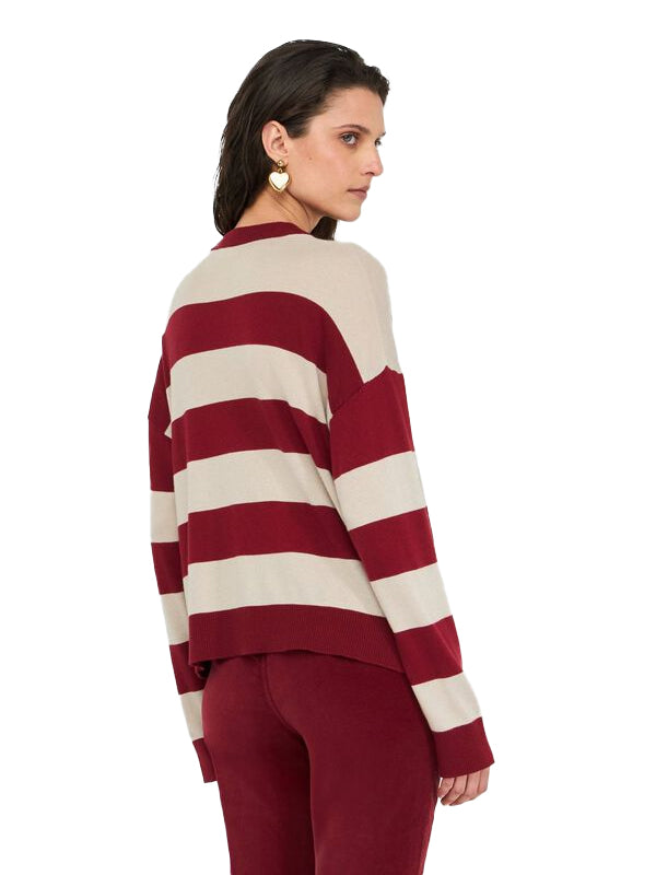 LIU JO MAGLIA APERTA PEPPER/BEIGE