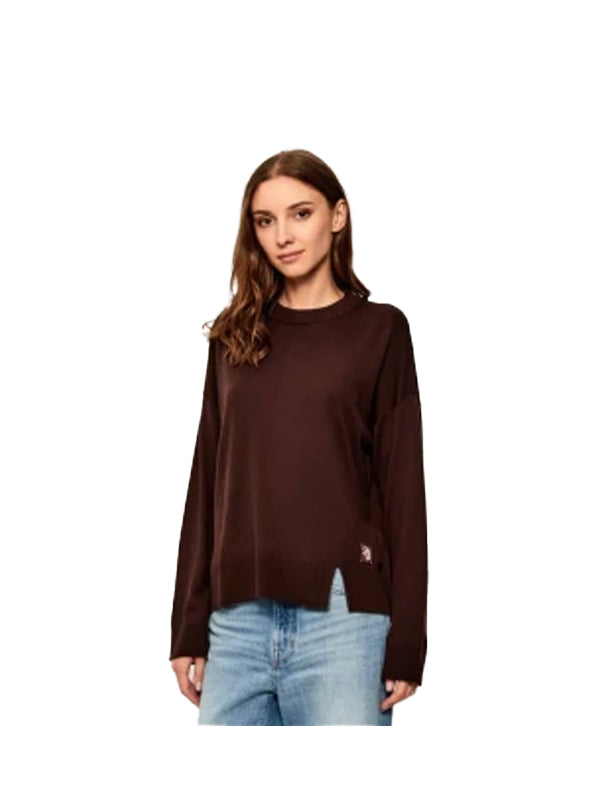 LIU JO MAGLIA CHIUSA CIOCCOLATO