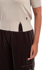 LIU JO MAGLIA CHIUSA BEIGE SCURO