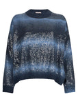 LIU JO MAGLIA CHIUSA M/L BLUE SHADED