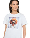LIU JO ECS T-SHIRT MODA M/C B.CO/FAITHTFUL