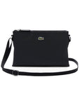LACOSTE FLAT CROSSOVER BAG NOIR