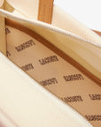 LACOSTE SHOPPING BAG S SHOPPING BAG NATURAL TAN